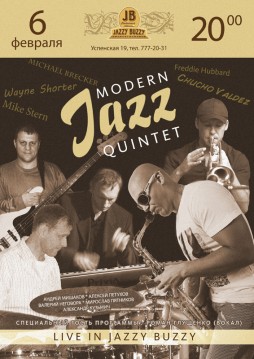 Modern Jazz Quintet. Live in Jazzy Buzzy!