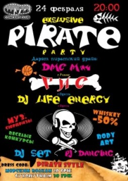 Exlusive pirate party