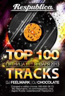 Top 100 Tracks Of 2012