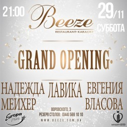 Grand Opening Beeze Restaurant&Karaoke