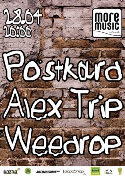 Weedrop, Alex Trip, Postkard