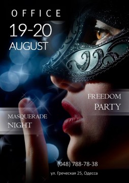 Masquerade Night! Freedom Party!