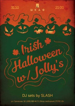 31.10 Irish Halloween with Jolly's  
