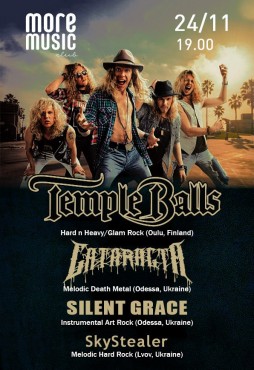 Temple Balls (80's from Finland) + Silent Grace, Cataracta, SKYSTEALER